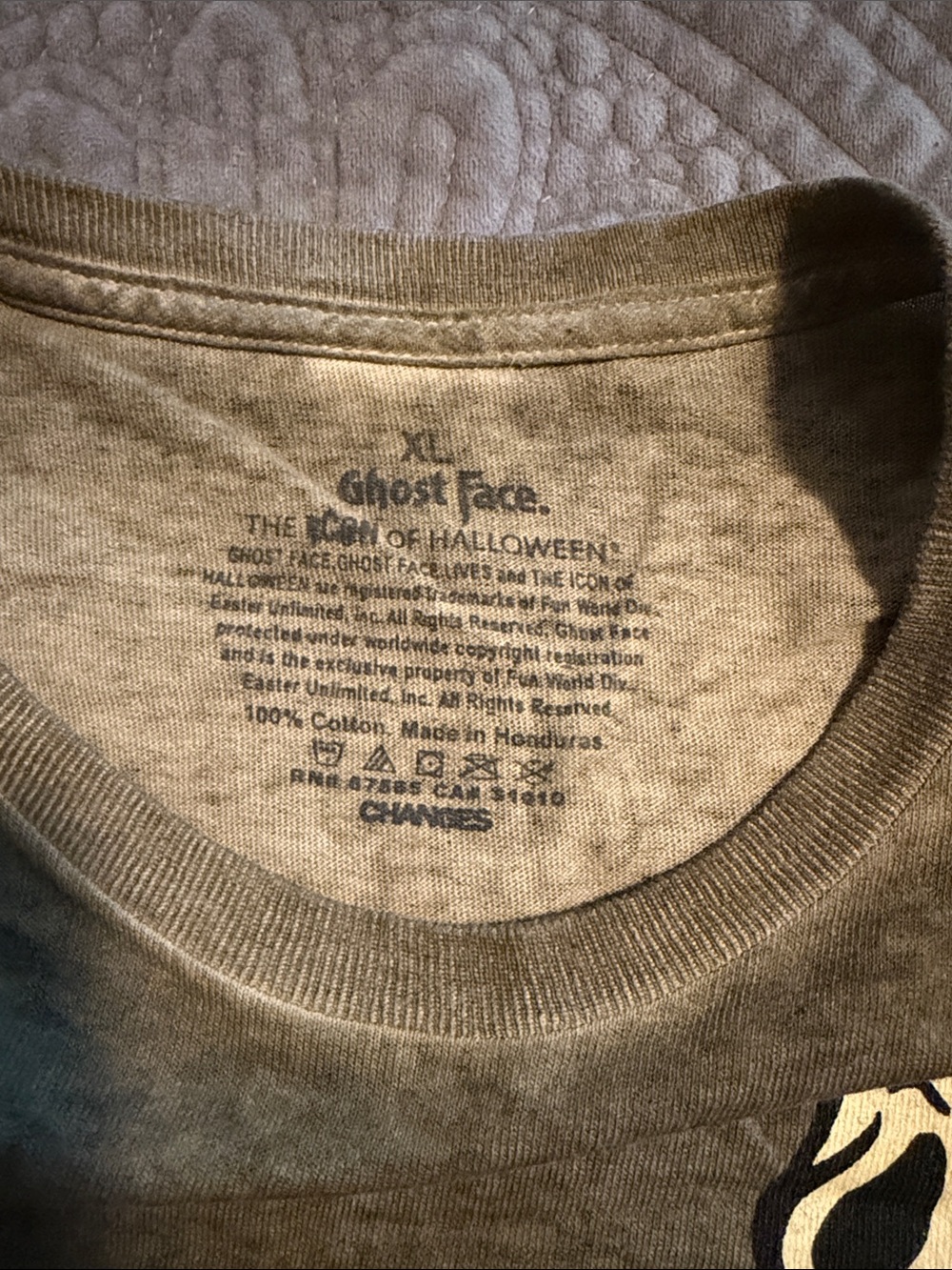 Olive Green Short Sleeve Tee with Graphic - Picture 6 of 6